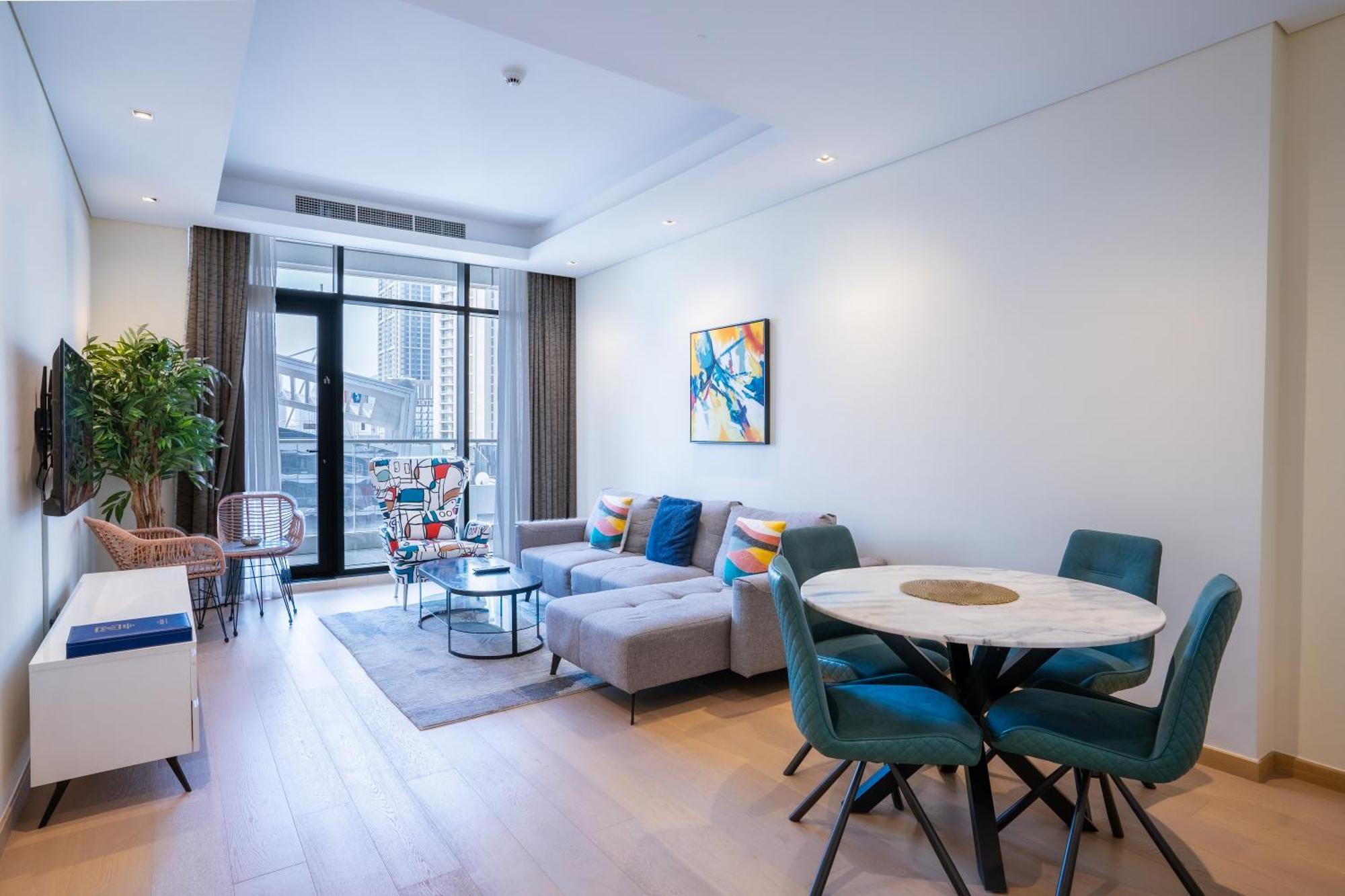Rh- Modern Comfort, Bright 1Br Near Dubai Mall, City Views Ngoại thất bức ảnh